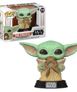Funko Pop Star Wars : Mandalorian : The Child With Frog #379 Vinyl Figure
