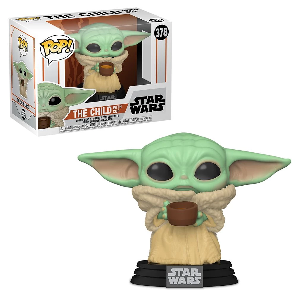 Funko Pop : Mandalorian : The Child With Cup #378 Vinyl Figure 2 Funko Pop : Mandalorian : The Child With Cup #378 Vinyl Figure