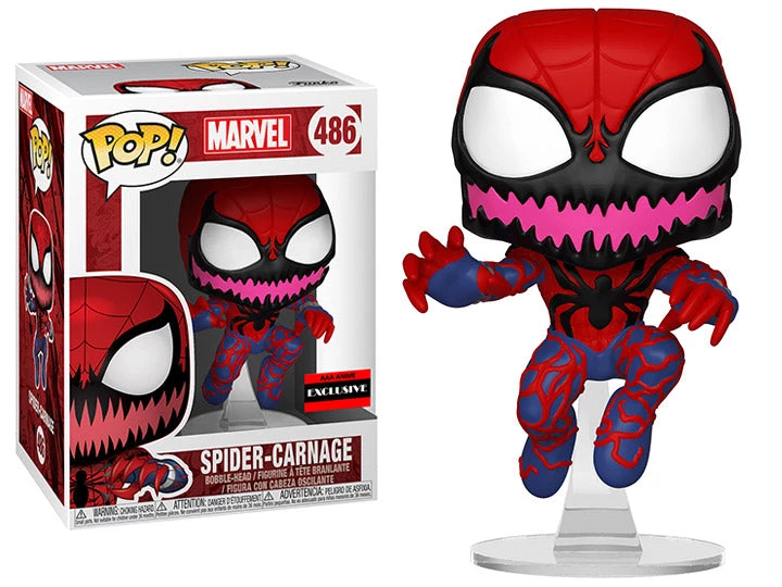 POP! Marvel Funko Pop AAA Anime Exclusive : Spider-Carnage #486 Vinyl Figure 6 POP! Marvel Funko Pop AAA Anime Exclusive : Spider-Carnage #486 Vinyl Figure