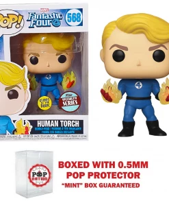 Funko Pop Marvel : Specialty Series : Fantastic Four : Human Torch (Suited) #568