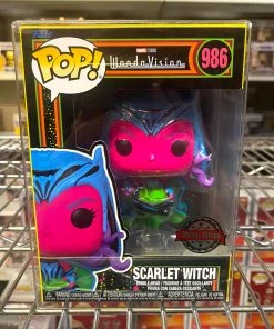 Funko Pop Wanda Vision Blacklight : Scarlet Witch #986 Vinyl Figure POP! Exclusive/Chase