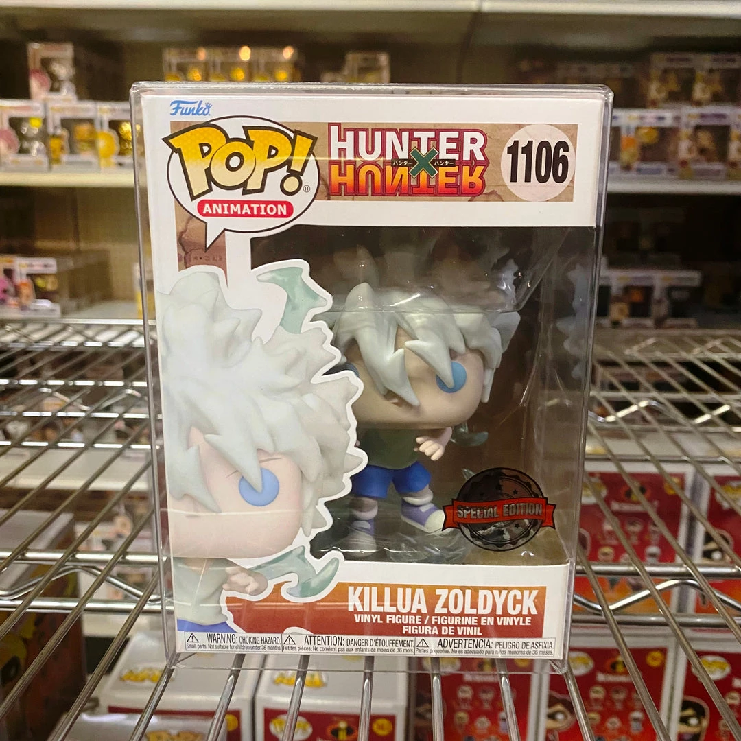 Funko Pop Hunter X Hunter : Killua Zoldyck #1106 Chase Bundle Set POP! Animation 2 Funko Pop Hunter X Hunter : Killua Zoldyck #1106 Chase Bundle Set POP! Animation
