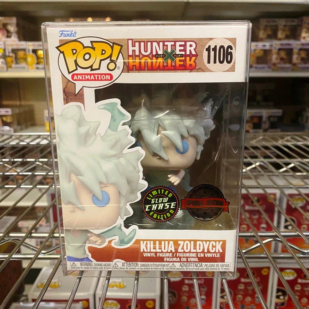 Funko Pop Hunter X Hunter : Killua Zoldyck #1106 Chase Bundle Set POP! Animation 3 Funko Pop Hunter X Hunter : Killua Zoldyck #1106 Chase Bundle Set POP! Animation