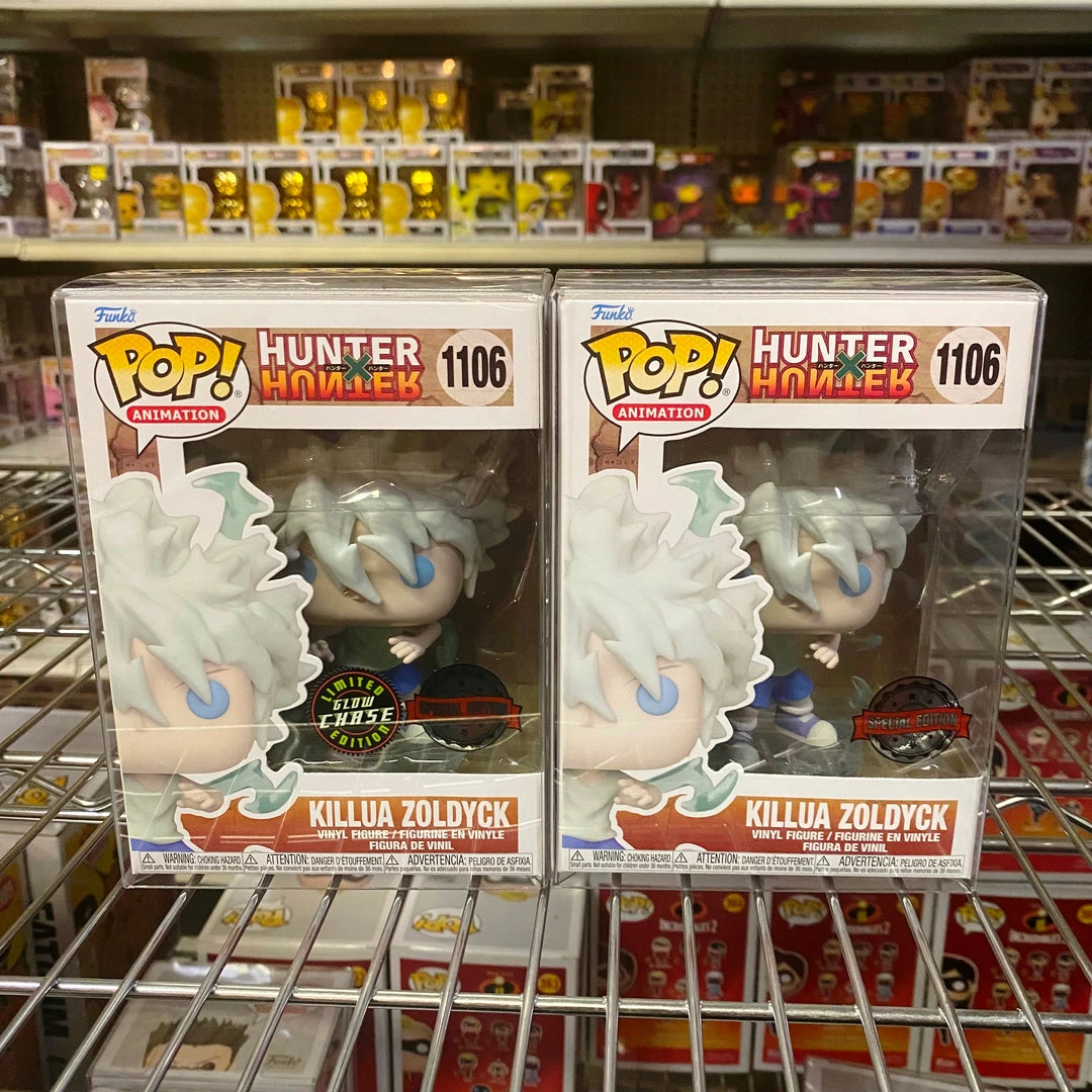 Funko Pop Hunter X Hunter : Killua Zoldyck #1106 Chase Bundle Set POP! Animation 1 Funko Pop Hunter X Hunter : Killua Zoldyck #1106 Chase Bundle Set POP! Animation