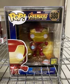 Funko Pop Marvel : Iron Man Light Up #380 Vinyl Figure POP! Exclusive/Chase