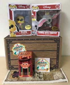 POP! Disney Funko Pop Disney Treasure Box : Dumbo And Plute Pop Set