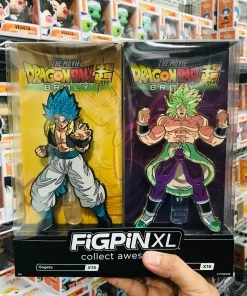 Funko SDCC 2019 Exclusive Dragonball Super Gogeta And Broly Figpin XL W/ Vegeta Pin