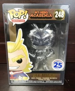 Funko Pop! My Hero Academia: All Might Silver Chrome #248 Vinyl Figure POP! Exclusive/Chase
