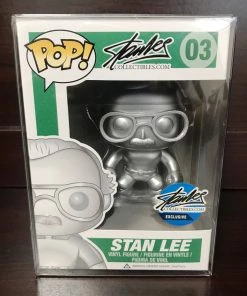 Funko Pop Silver Stan Lee #03 Vinyl Figure POP! Exclusive/Chase