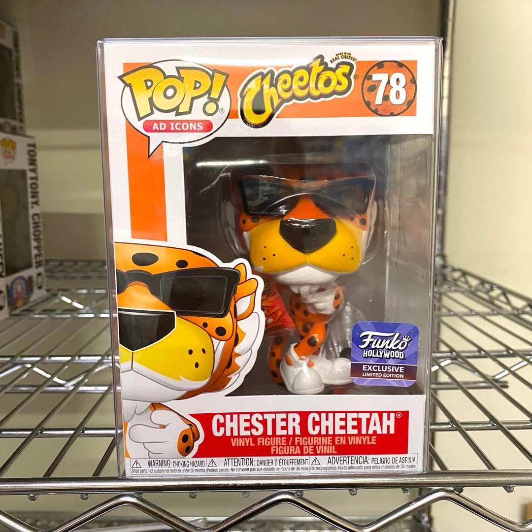 POP! Exclusive/Chase Funko Pop AD Icons : Hollywood Exclusive : Chester Cheetah #78 Vinyl Figure 1 POP! Exclusive/Chase Funko Pop AD Icons : Hollywood Exclusive : Chester Cheetah #78 Vinyl Figure