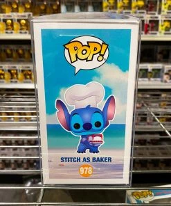 POP! Disney Funko Pop NYCC Share Sticker : Stitch As Baker #978 Vinyl Figure