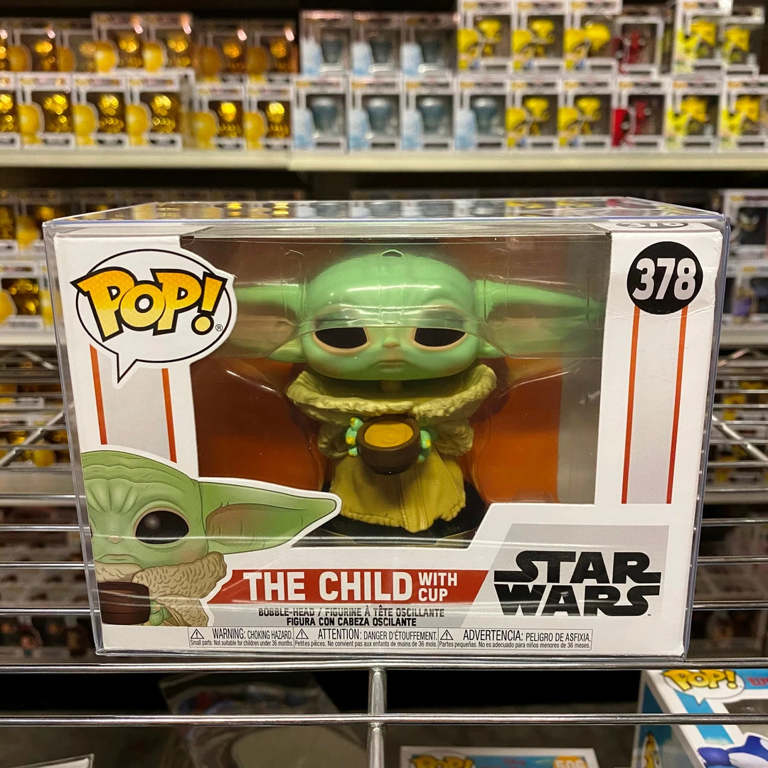 Funko Pop : Mandalorian : The Child With Cup #378 Vinyl Figure 1 Funko Pop : Mandalorian : The Child With Cup #378 Vinyl Figure