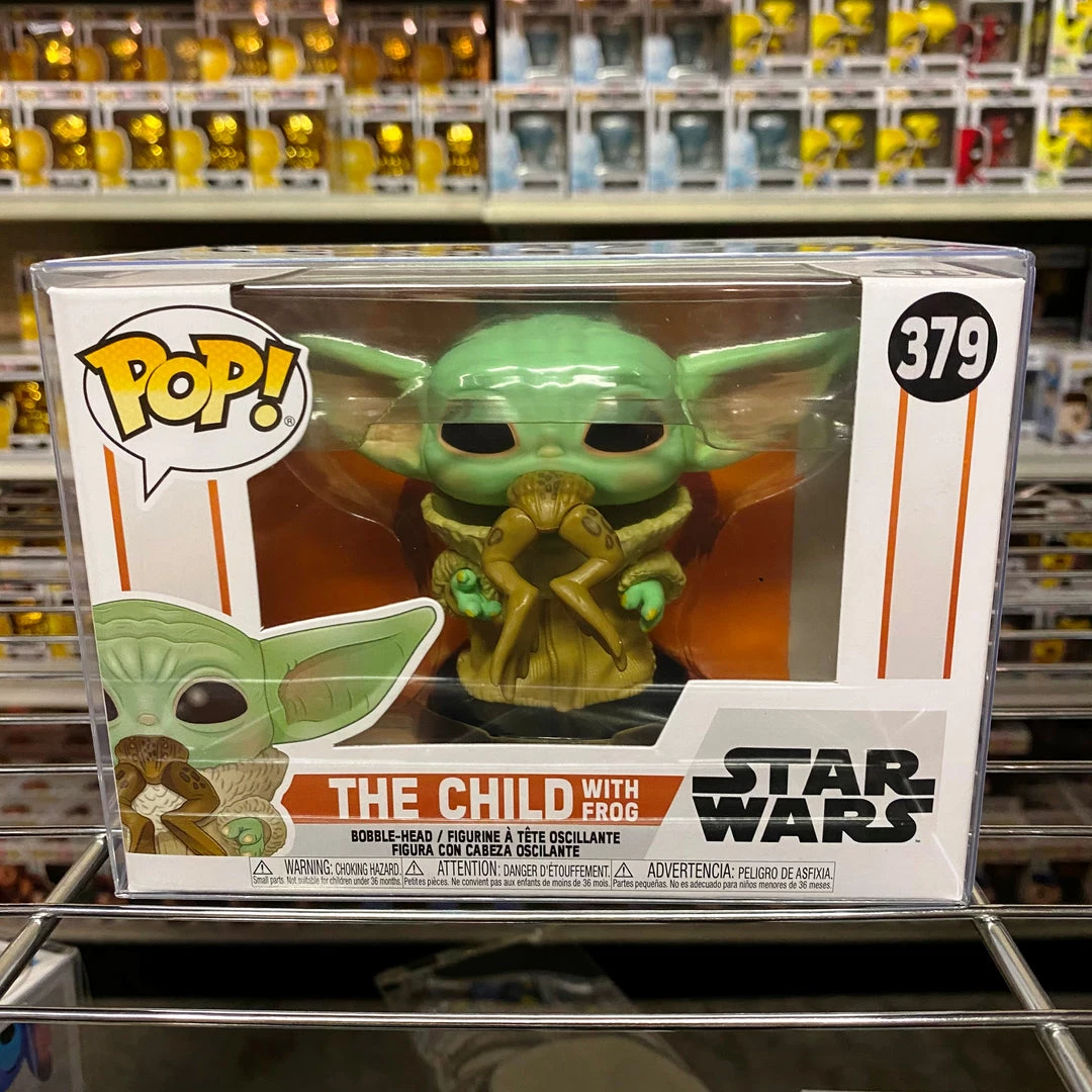 Funko Pop Star Wars : Mandalorian : The Child With Frog #379 Vinyl Figure 1 Funko Pop Star Wars : Mandalorian : The Child With Frog #379 Vinyl Figure
