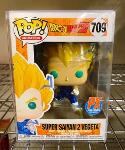 POP! Exclusive/Chase Funko Pop Animation : Dragon Ball Z - Super Saiyan 2 Vegeta #709 Vinyl Figure