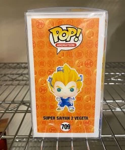POP! Exclusive/Chase Funko Pop Animation : Dragon Ball Z - Super Saiyan 2 Vegeta #709 Vinyl Figure