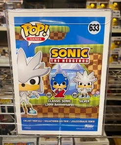 Funko Pop Sonic The Hedgehog : Silver #633 Vinyl Figure POP! Games