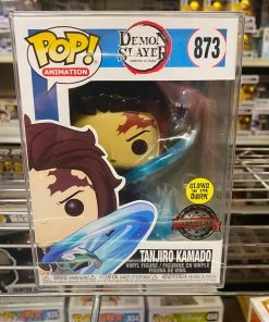 POP! Animation Funko Pop Demon Slayer : Tanjiro Kamado Glows #873 Vinyl Figure