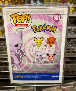 POP! Exclusive/Chase Funko Pop SDCC Exclusive : MEWTWO #581 Flocked Vinyl Figure
