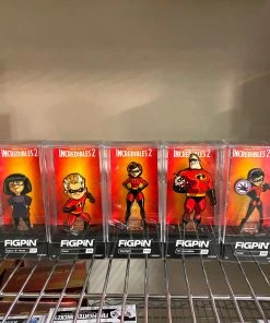 Funko FiGPiN Disney Increditbles 2 : Complete Set Of 5