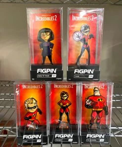 Funko FiGPiN Disney Increditbles 2 : Complete Set Of 5