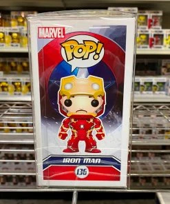 Funko Pop Marvel : Iron Man (unmasked) #136 Vinyl Figure