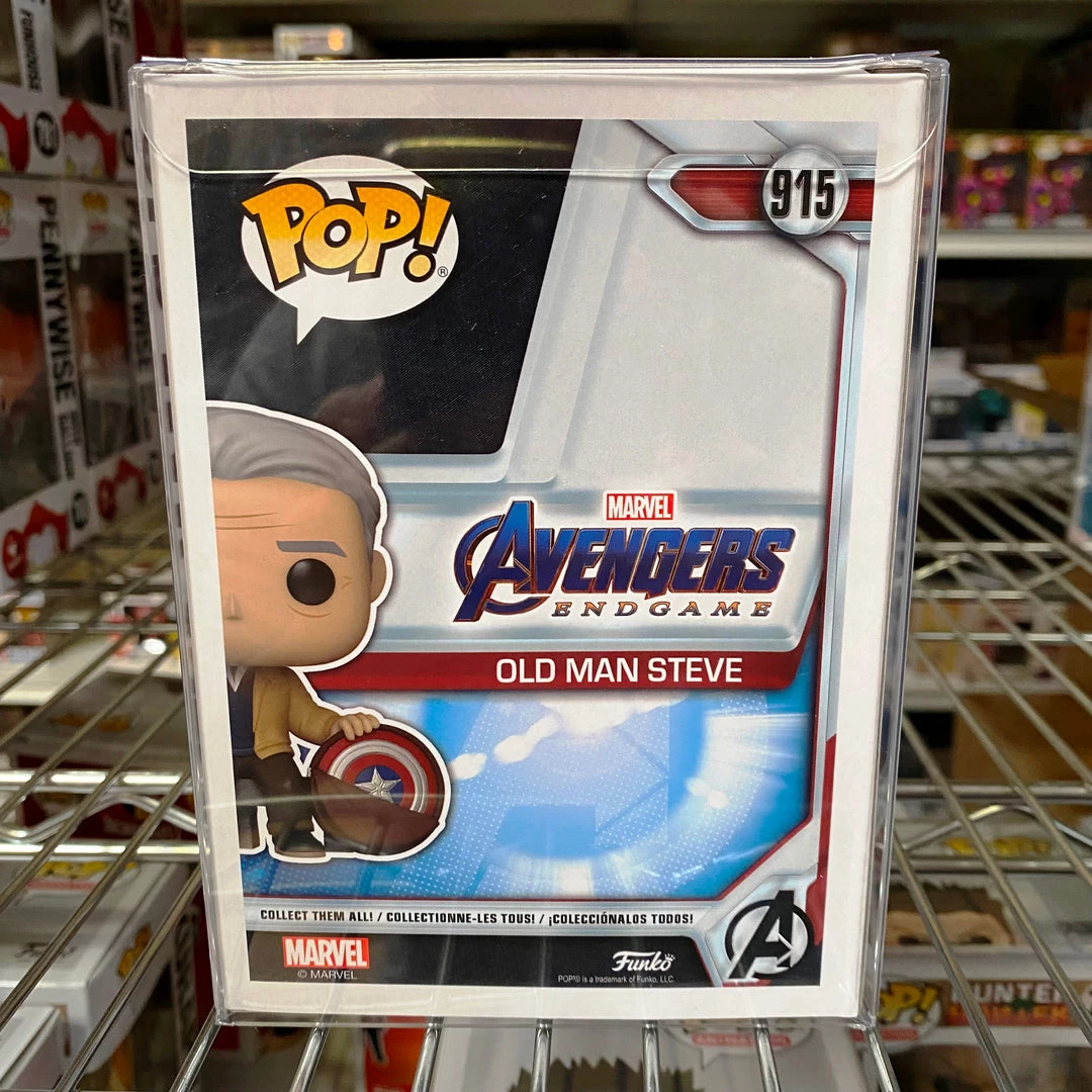 POP! Marvel Funko Pop Avengers Endgame : Old Man Steve #915 Vinyl Figure 3 POP! Marvel Funko Pop Avengers Endgame : Old Man Steve #915 Vinyl Figure