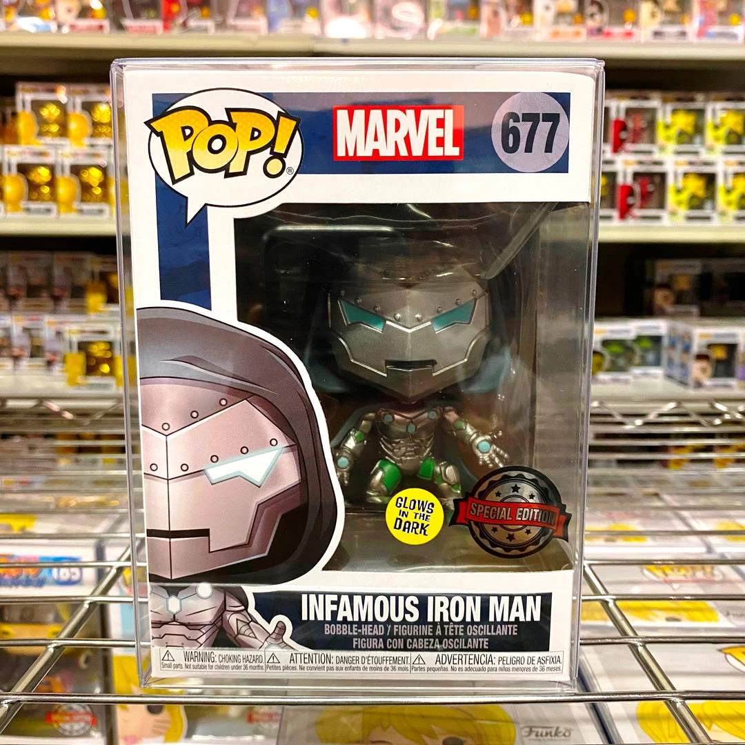 Funko Pop Marvel : Infamous Iron Man #677 Vinyl Figure POP! Marvel 1 Funko Pop Marvel : Infamous Iron Man #677 Vinyl Figure POP! Marvel