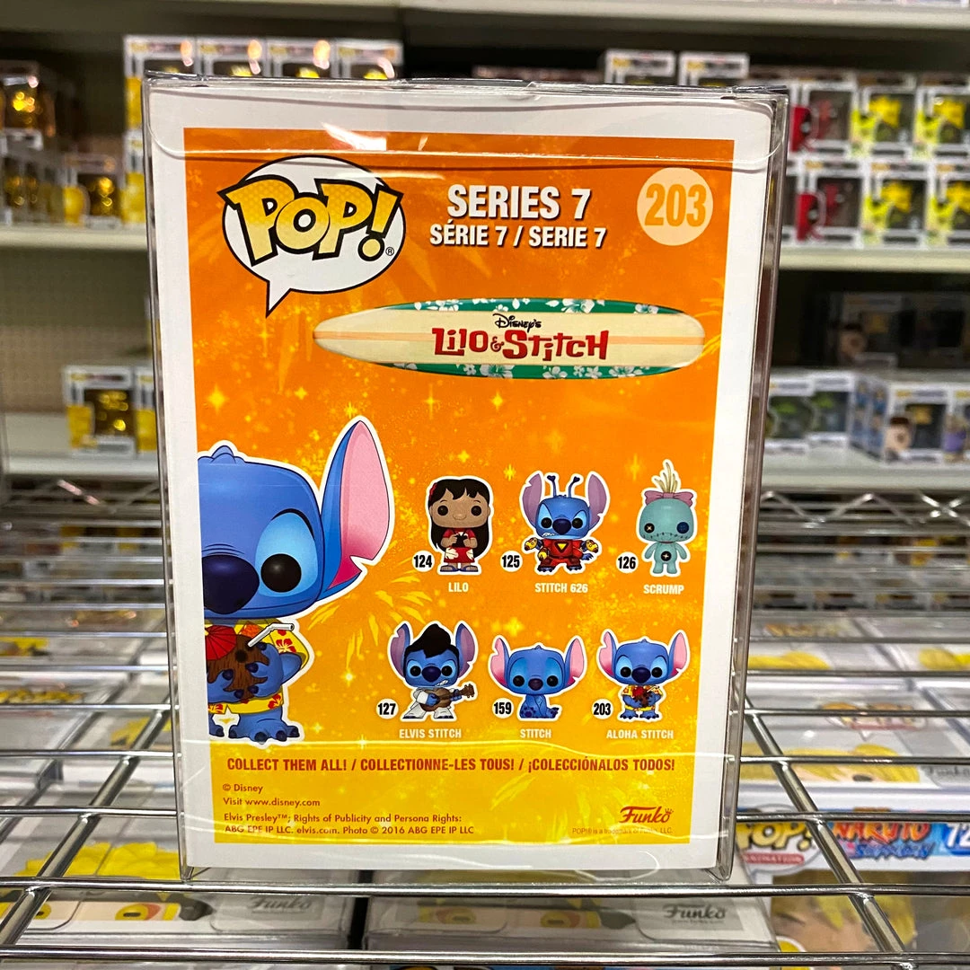 Funko Pop Disney Lilo & Stich : Aloha Stitch #203 Vinyl Figure 3 Funko Pop Disney Lilo & Stich : Aloha Stitch #203 Vinyl Figure