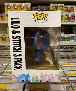 Funko Pop Disney 3 Pack : STITCH, SCRUMP, & ANGEL Vinyl Figure