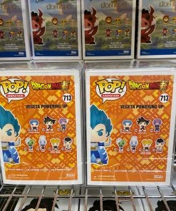 Funko Pop Dragon Ball Super : Vegeta Powering Up #713 Bundle With Chase 7 Funko Pop Dragon Ball Super : Vegeta Powering Up #713 Bundle With Chase