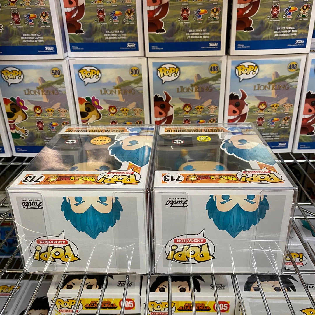 Funko Pop Dragon Ball Super : Vegeta Powering Up #713 Bundle With Chase 4 Funko Pop Dragon Ball Super : Vegeta Powering Up #713 Bundle With Chase