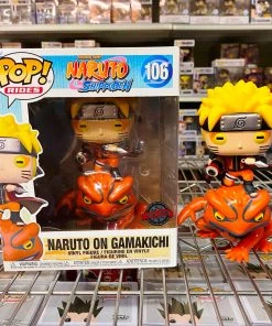 POP! Exclusive/Chase Funko Pop Naruto 6" : Naruto On Gamakichi #106 Vinyl Figure