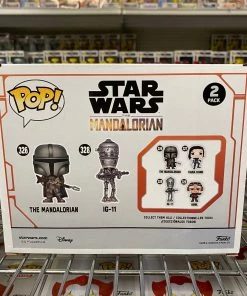 Funko Pop 2 Pack : The Mandalorian & IG-11 : Barne & Noble Exclusive 7 Funko Pop 2 Pack : The Mandalorian & IG-11 : Barne & Noble Exclusive