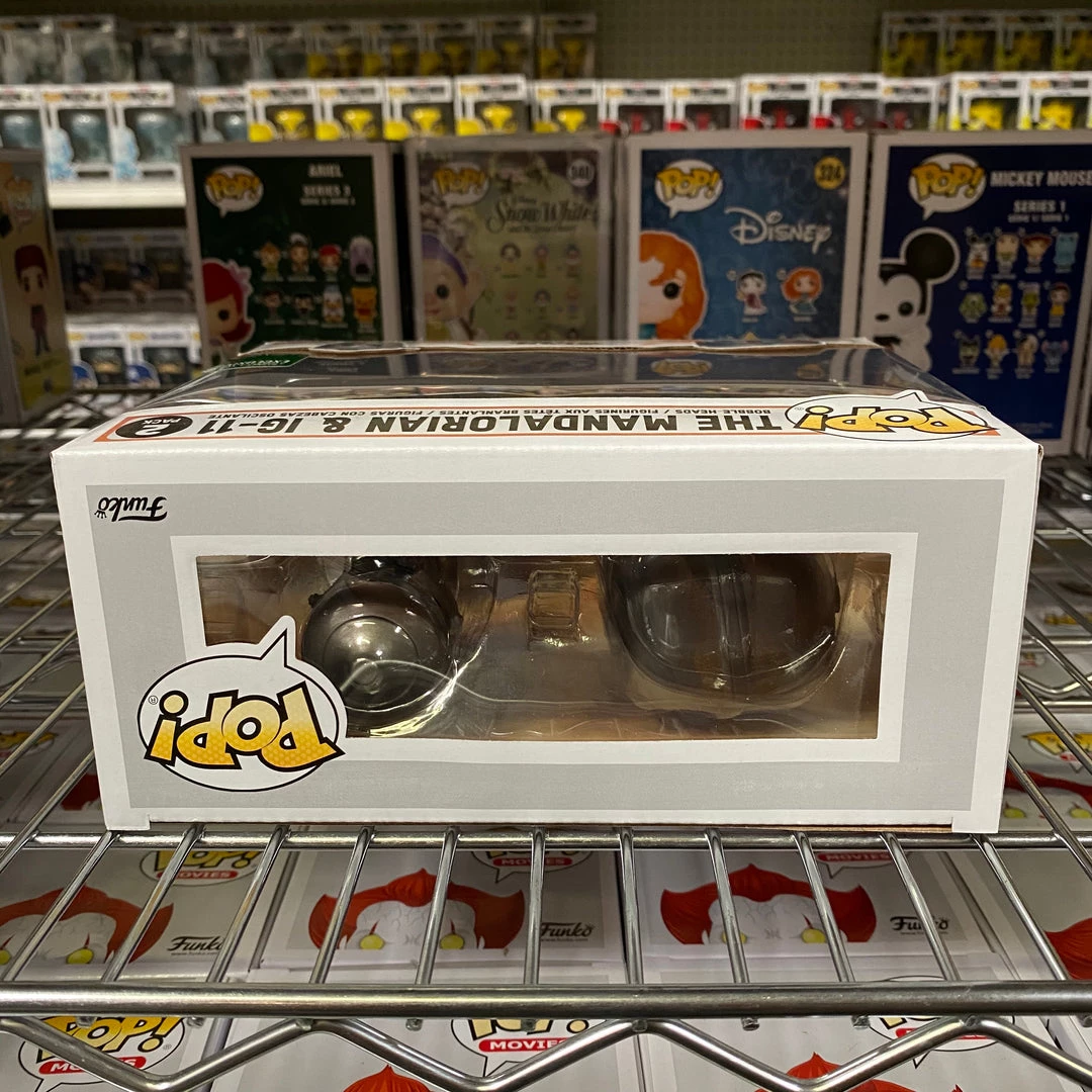 Funko Pop 2 Pack : The Mandalorian & IG-11 : Barne & Noble Exclusive 4 Funko Pop 2 Pack : The Mandalorian & IG-11 : Barne & Noble Exclusive