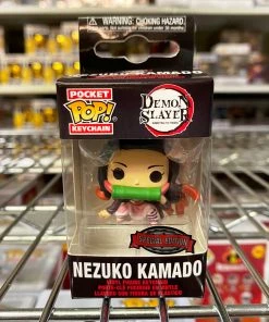 KEYCHAINS Funko Pocket Keychain : Demon Slayer : Nezukko Kamado Vinyl Figure