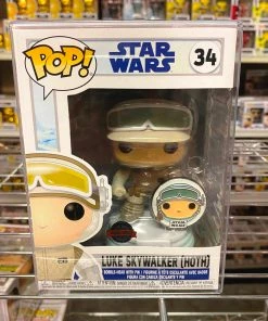 Funko Pop! Star Wars: Across The Galaxy – Luke Skywalker (Hoth) With Enamel Pin #34
