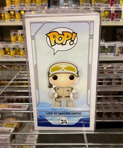 Funko Pop! Star Wars: Across The Galaxy – Luke Skywalker (Hoth) With Enamel Pin #34