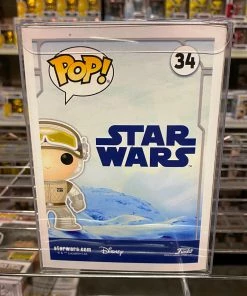 Funko Pop! Star Wars: Across The Galaxy – Luke Skywalker (Hoth) With Enamel Pin #34