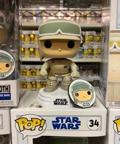 Funko Pop! Star Wars: Across The Galaxy – Luke Skywalker (Hoth) With Enamel Pin #34