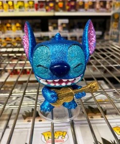 POP! Disney Funko Pop Disney Lilo & Stitch : Stitch W/Ukulele #1044 Vinyl Figure