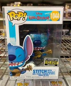 POP! Disney Funko Pop Disney Lilo & Stitch : Stitch W/Ukulele #1044 Vinyl Figure