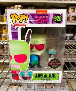 Funko Pop Invader Zim : Zim & Gir #920 Vinyl Figure POP! Exclusive/Chase