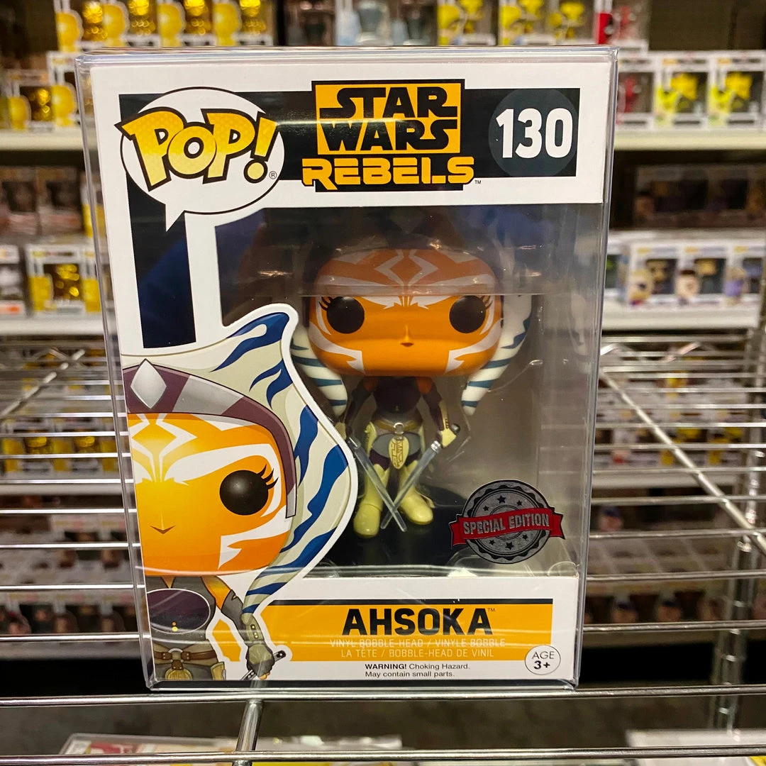 POP! Exclusive/Chase Funko Pop Star Wars Rebels : Ahsoka #130 Vinyl Figure 4 POP! Exclusive/Chase Funko Pop Star Wars Rebels : Ahsoka #130 Vinyl Figure