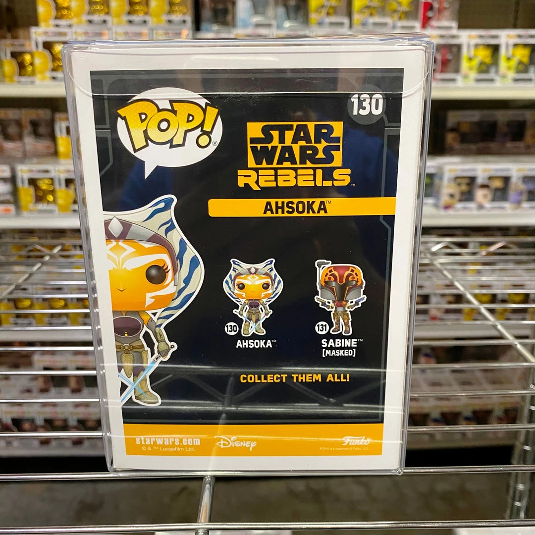 POP! Exclusive/Chase Funko Pop Star Wars Rebels : Ahsoka #130 Vinyl Figure 6 POP! Exclusive/Chase Funko Pop Star Wars Rebels : Ahsoka #130 Vinyl Figure