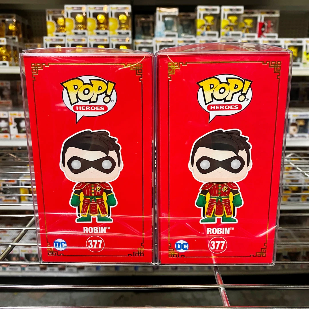 POP! Heroes Funko Pop DC : Imperial Palace : Robin #377 Bundle W/Chase Vinyl Figure 2 POP! Heroes Funko Pop DC : Imperial Palace : Robin #377 Bundle W/Chase Vinyl Figure