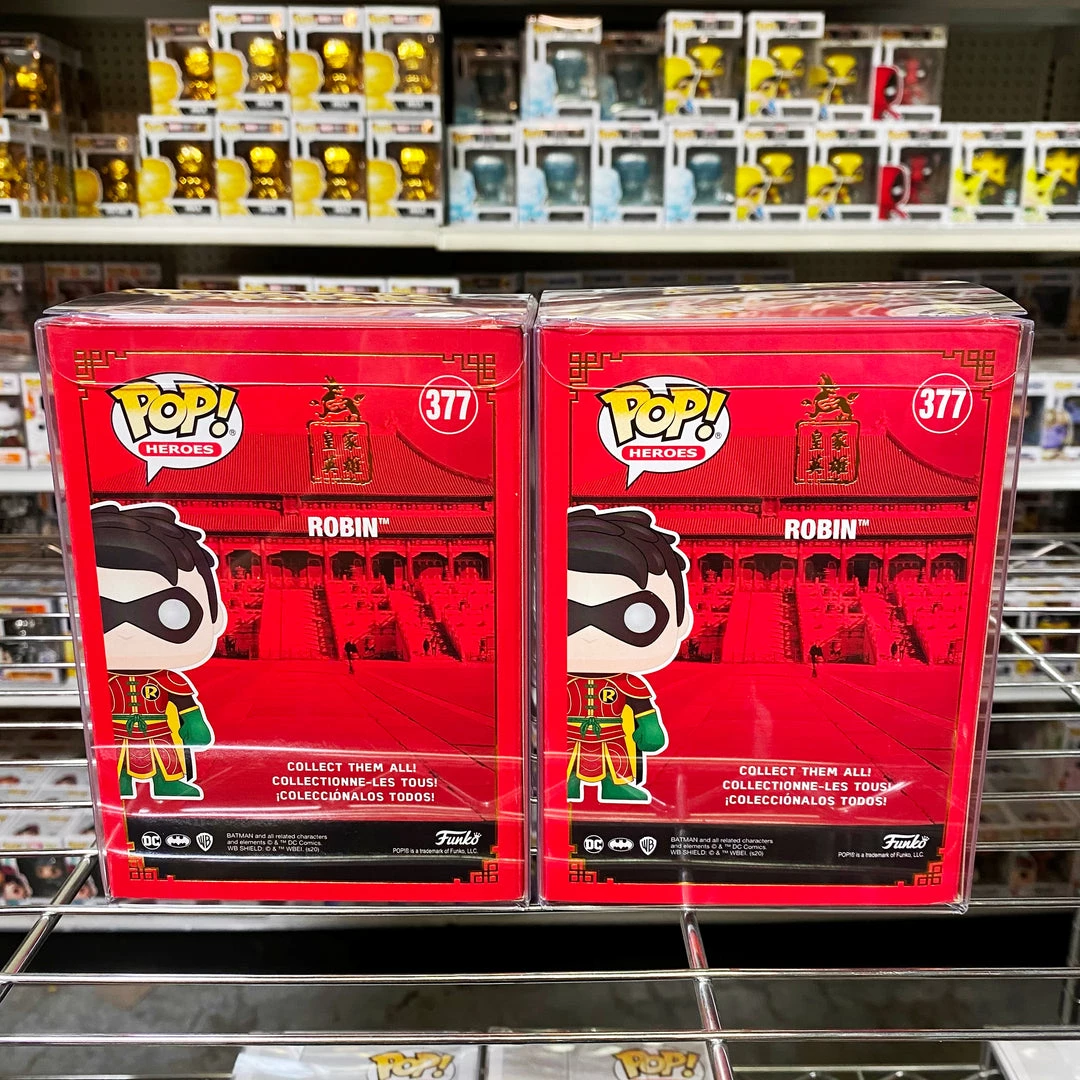 POP! Heroes Funko Pop DC : Imperial Palace : Robin #377 Bundle W/Chase Vinyl Figure 3 POP! Heroes Funko Pop DC : Imperial Palace : Robin #377 Bundle W/Chase Vinyl Figure