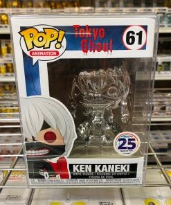 Funko Pop Tokyo Ghoul : Silver Chrome Ken Kaneki #61 Vinyl Figure POP! Exclusive/Chase