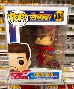 POP! Exclusive/Chase Funko Pop Avengers Infinity War : Iron Man Unmarked #304 Vinyl Figure
