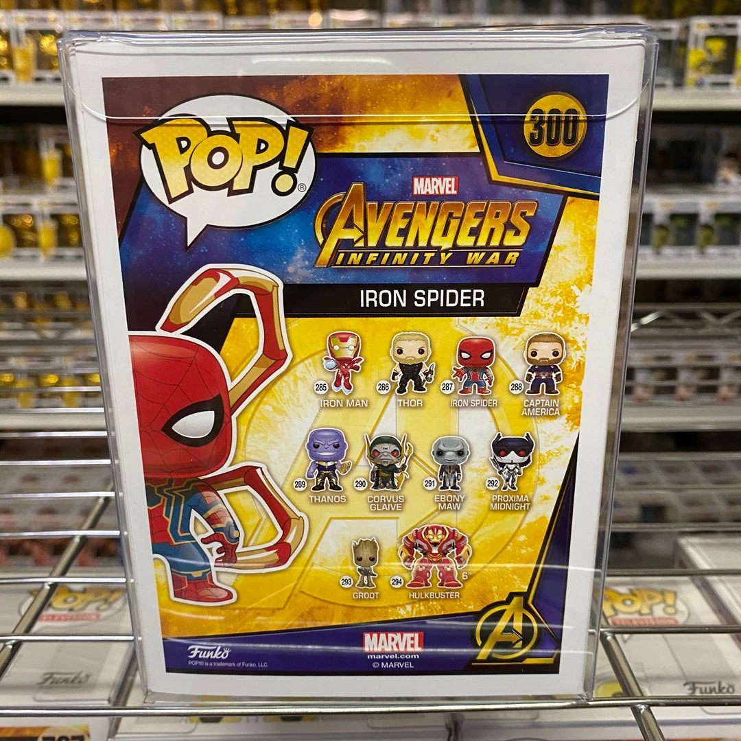 Funko Pop Avengers Infinity War : Iron Spider #300 Vinyl Figure POP! Exclusive/Chase 3 Funko Pop Avengers Infinity War : Iron Spider #300 Vinyl Figure POP! Exclusive/Chase