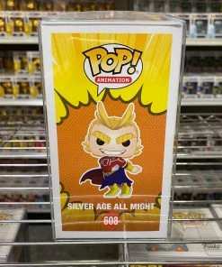 Funko Pop My Hero Academia : Metallic Silver Age All Might #608 POP! Exclusive/Chase